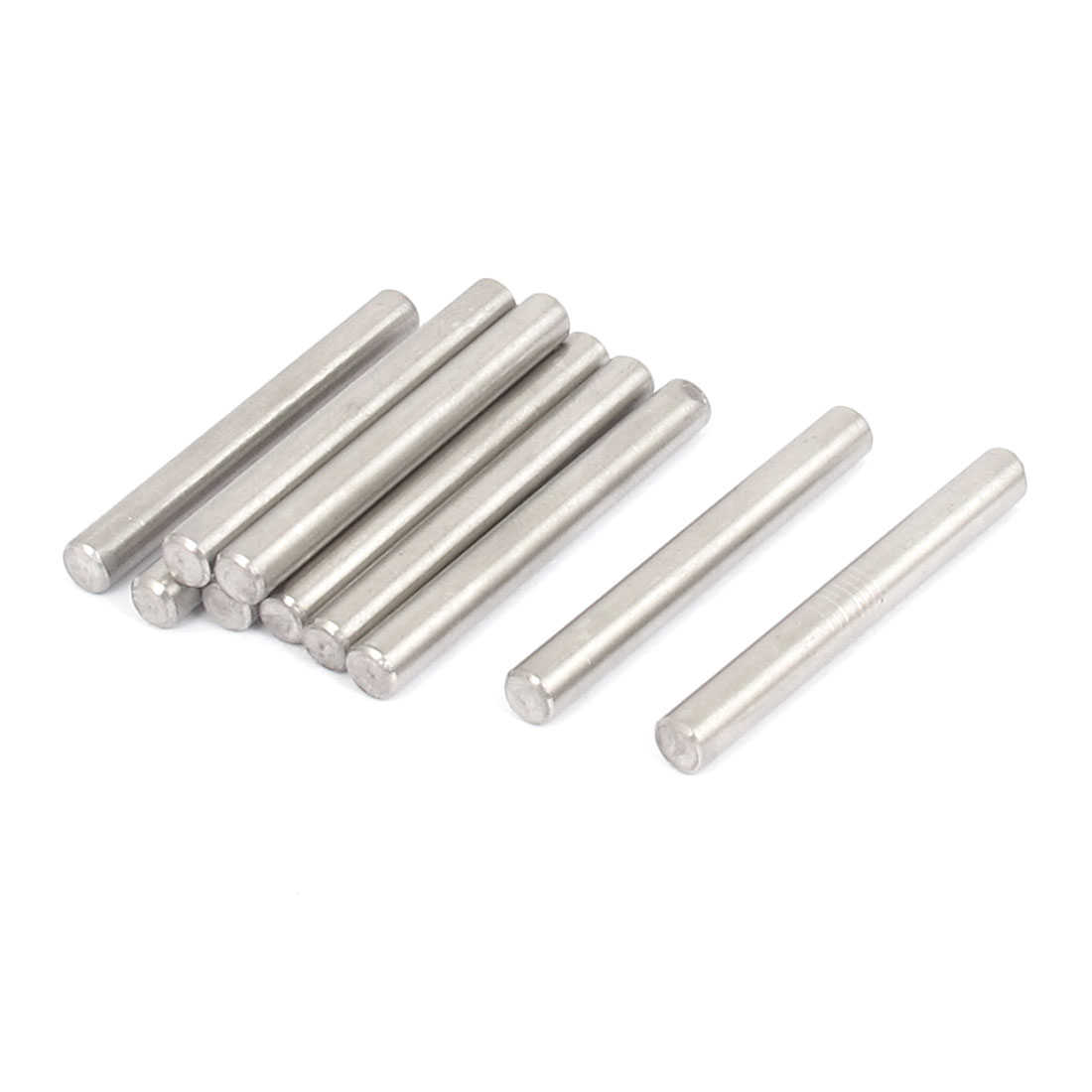 4mmx35mm 304 Stainless Steel Parallel Dowel Pins Fastener Elements 10pcs