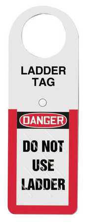 ACCUFORM SIGNS TSS807 Status Alert Tag Holder, 12 x 4-1/2