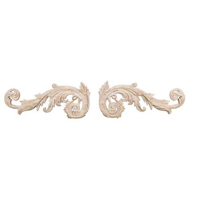 American Pro Decor 5APD10405 Small Carved Wood Scroll