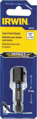 IRWIN 1837576 Socket Adapter, Impact Ready