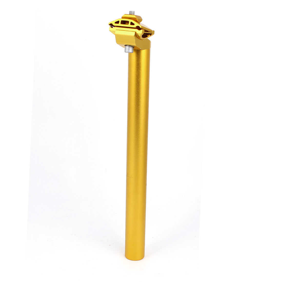 35cm Long 30.8mm Diameter Gold Tone Alloy Bicycle Seatpost Bracket
