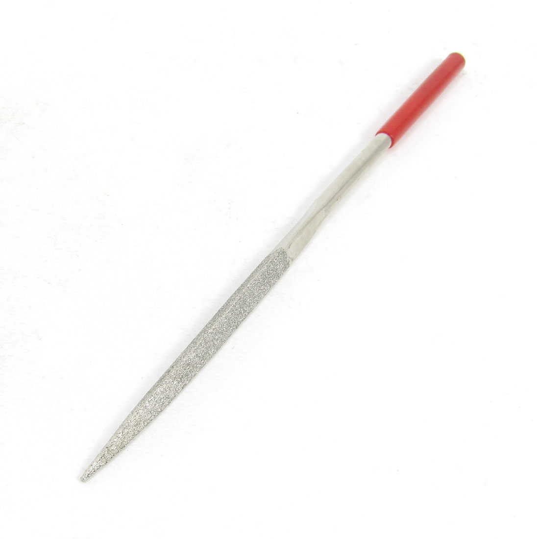 Plastic Coated 6mm Handle 180mm Length Three Square Triangle Needle File