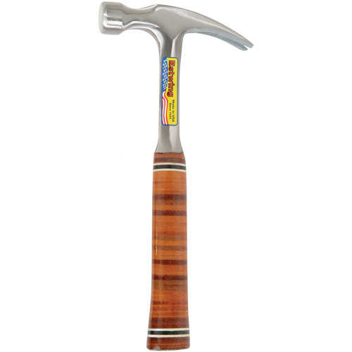 Estwing 16 Oz 13.5' Straight Claw Leather Handle Hammer