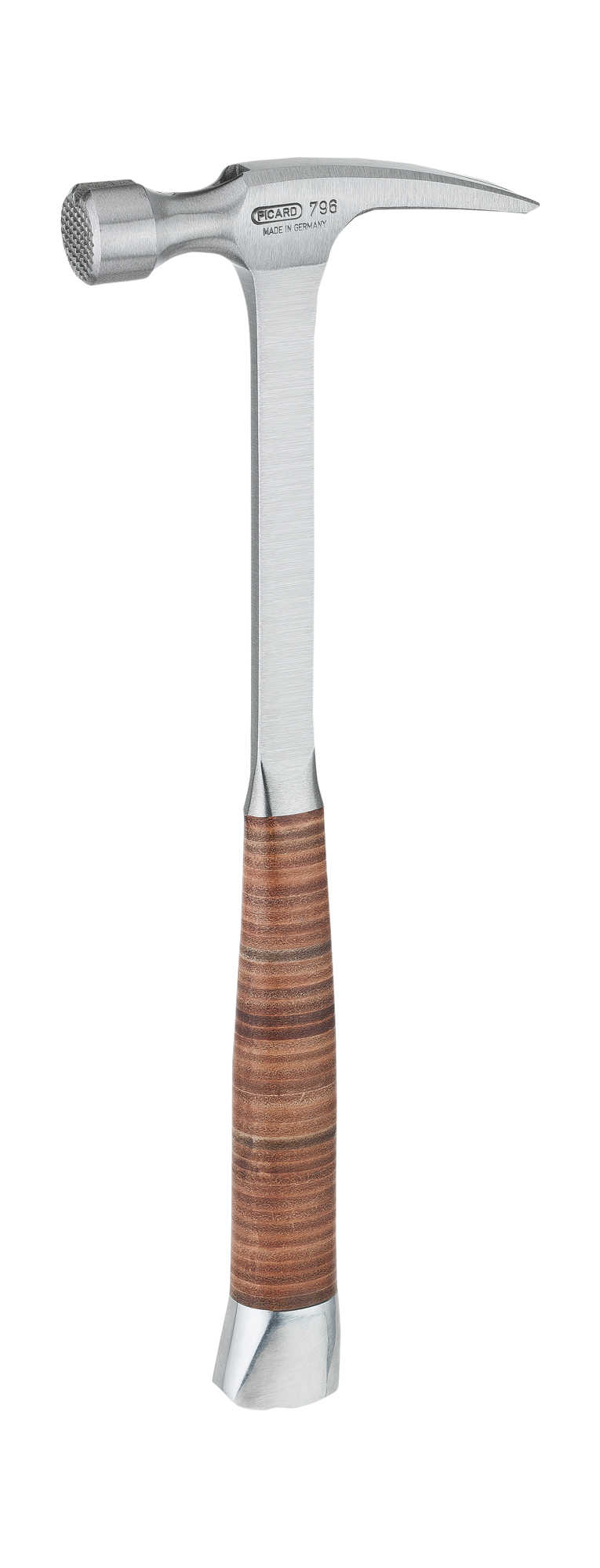 Picard 079610-22 Solid Steel Framing Hammer with Leather Grip and Magnetic Nail Start - Milled Face