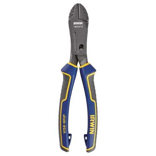 Irwin Max Leverage Diagonal Cutting Pliers, 8 in, Blue