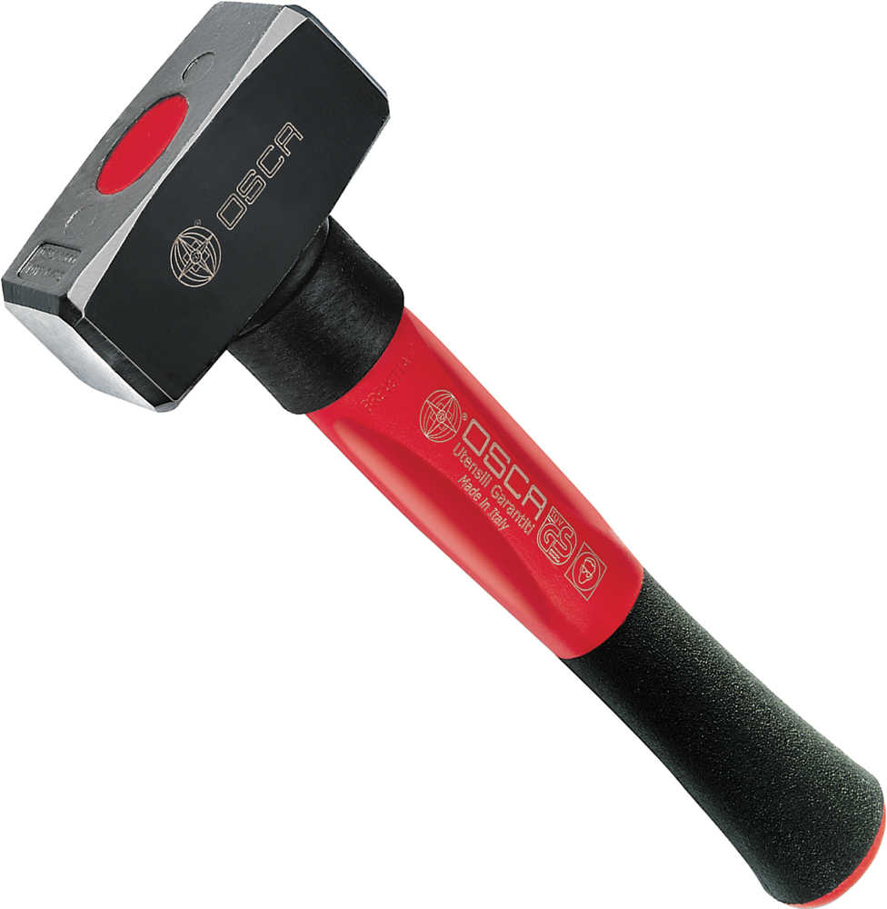 Osca OS200086 Machinist's Club Hammer with Forged Safety Collar - 1.8 Lb.