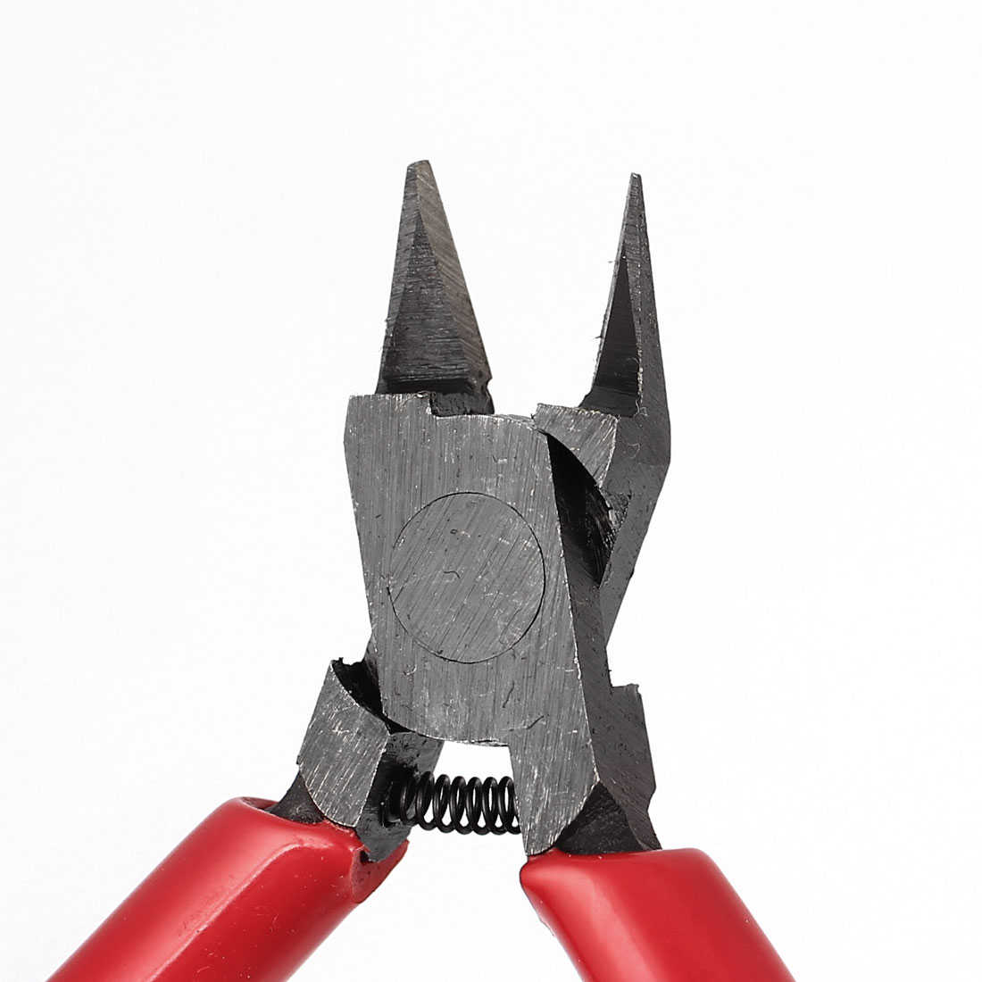 Unique Bargains Red Plastic Coated Grip Spring Loaded Side Cutter Diagonal Cutting Plier Nippers
