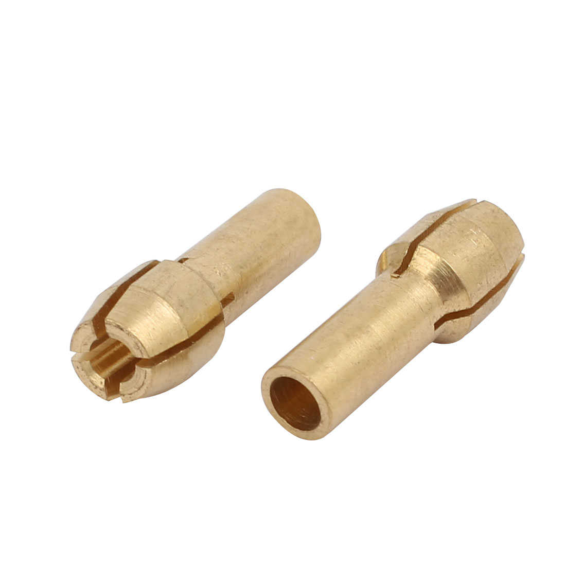 Unique Bargains 15pcs 2.4mm Clamping Dia Brass Qucik Change Collet Nut for Rotary Power Tool