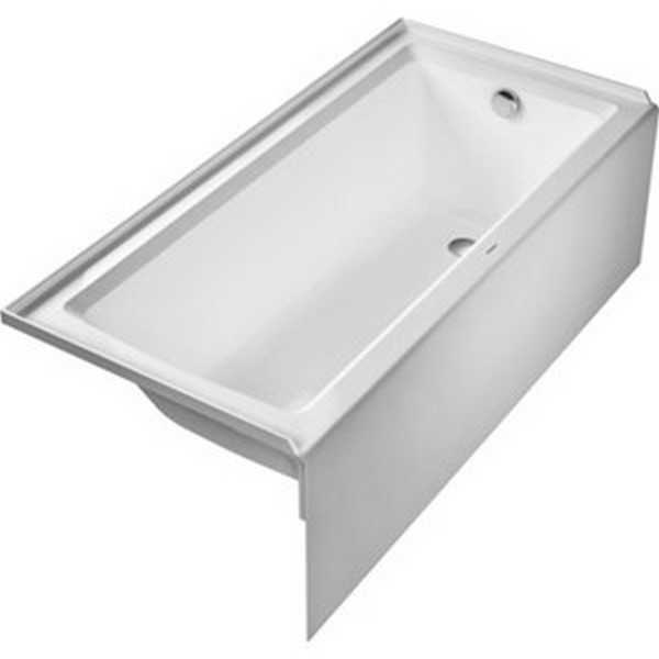 Duravit Architec 66 inch x 22 inch Acrylic Bathtub in White