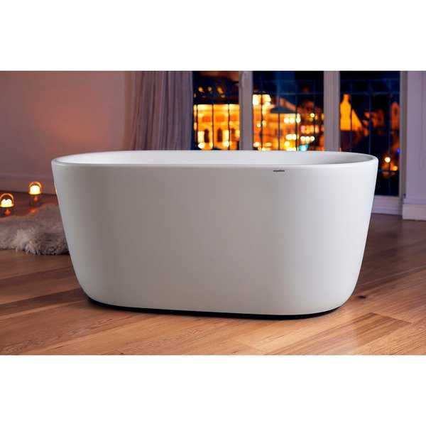 Aquatica Lullaby-Wht Freestanding Solid Surface Bathtub