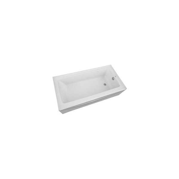 PROFLO PFS6030LSK 60' Soaking Bathtub for Alcove Installations with Left Hand Drain and EasyCare Acrylic