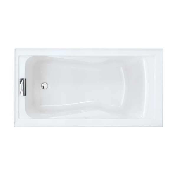 American Standard 2425V-LHO.002 Evolution 60' Acrylic Soaking Bathtub with Left Hand Drain - Lifetime Warranty