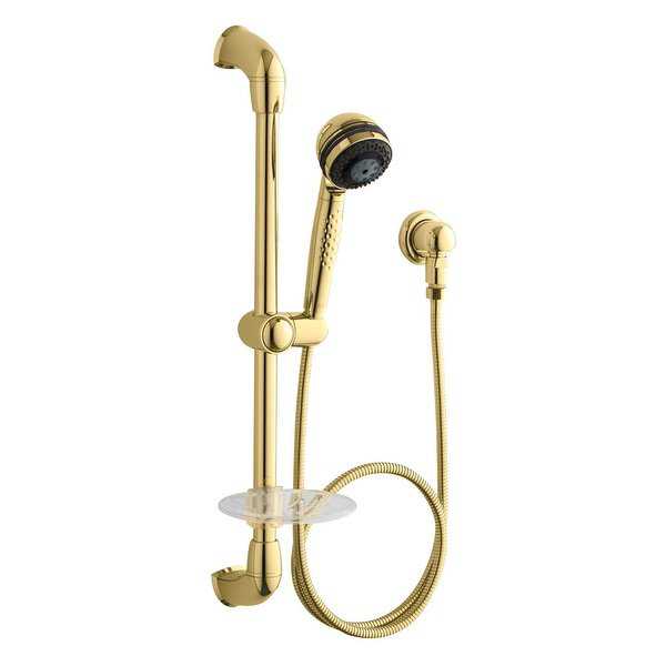 Kohler K-8520 Traditional Three Function Hand Shower with Hose and Slide Bar with Soap Dish from MasterShower Collection