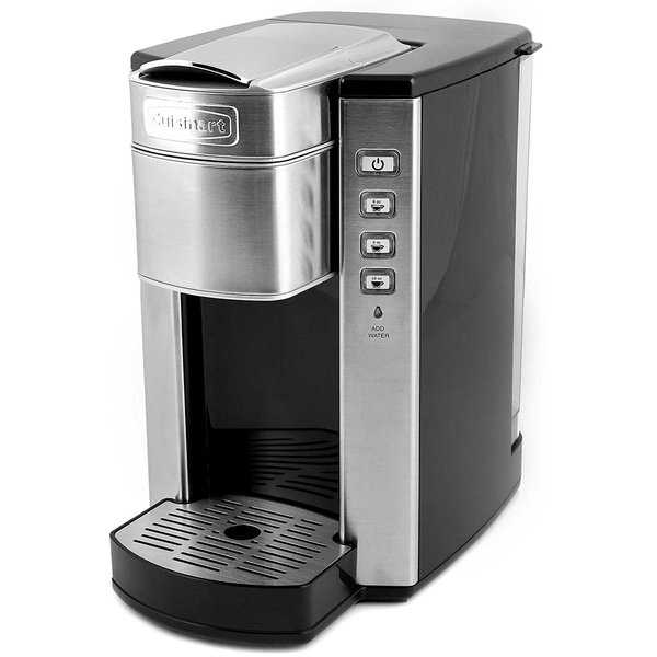 Cuisinart SS-6 Compact Single Serve Coffee Maker Brushed Stainless (Refurbished)
