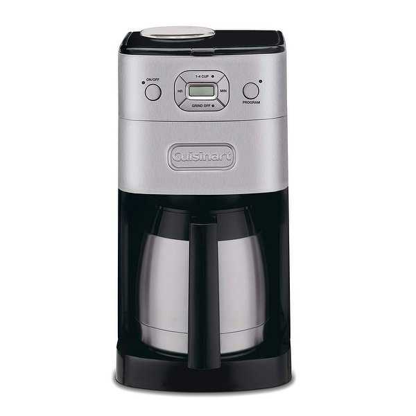 Cuisinart DGB-650BCFR Grind-and-Brew Thermal 10-Cup Automatic Coffeemaker, Brushed Metal, Certified Refurbished