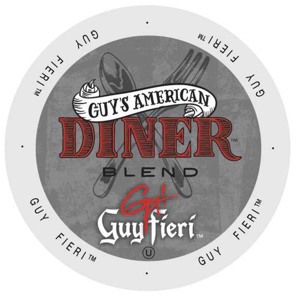 Guy Fieri Coffee Guy's American Diner Blend, Single Cups for Keurig Brewers 96 Count